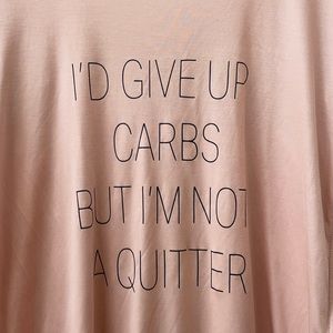 💕3 for 30 💕 Soma Modal Open Back Tee Rose Pink I’d Give Up Carbs